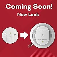 Vista 13 de Kidde Smoke & Carbon Monoxide Detector, Hardwired, Interconnect Combination Smoke & CO Alarm with Battery Backup, Voice Alert, Pack of 2