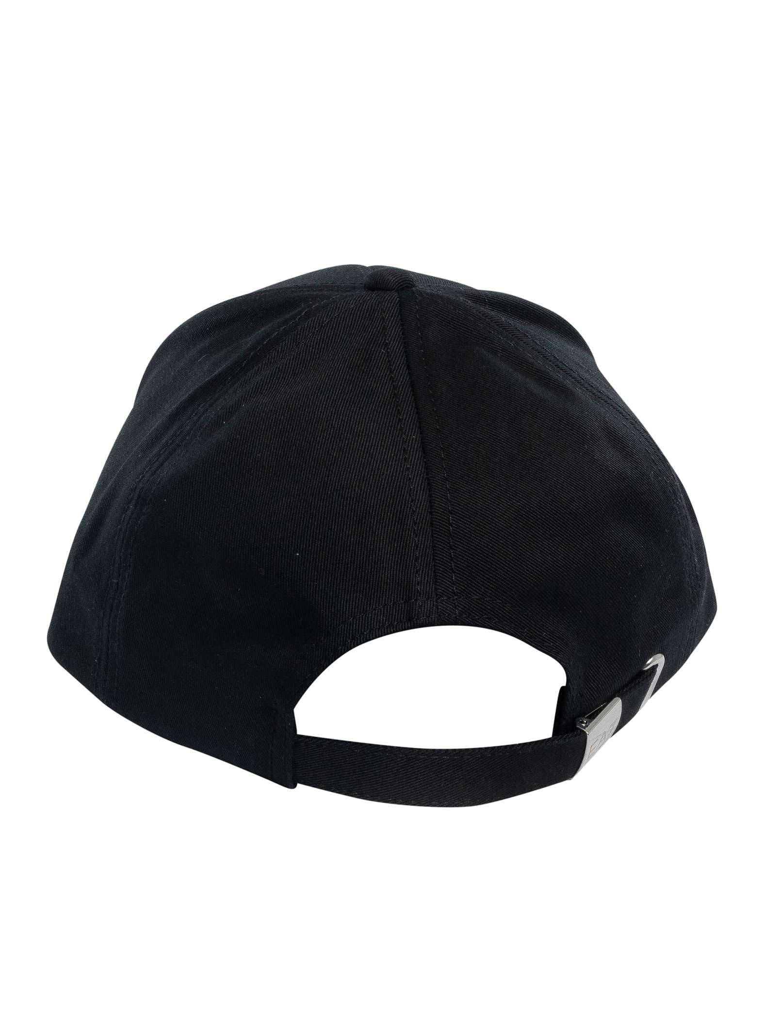 EA7 Hombre Gorra De Béisbol Cappello, Black/White, M