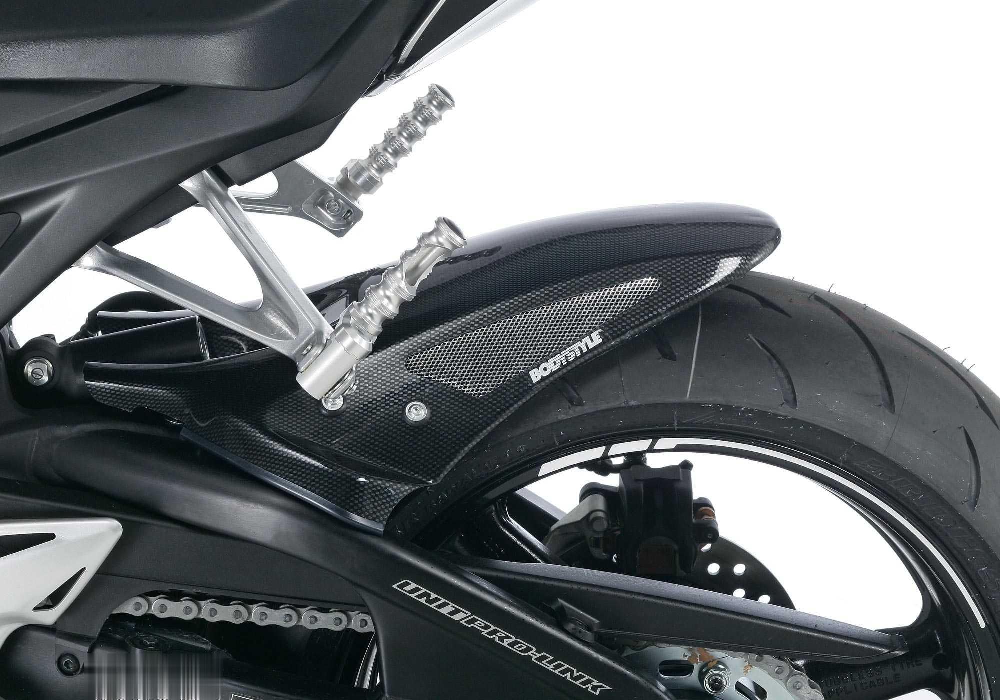 FECHTER DRIVE Hinterradabdeckung für Honda CB1000R 2008-2016 SC60, Carbon Look, ABS Kunststoff, Rear Wheel Cover