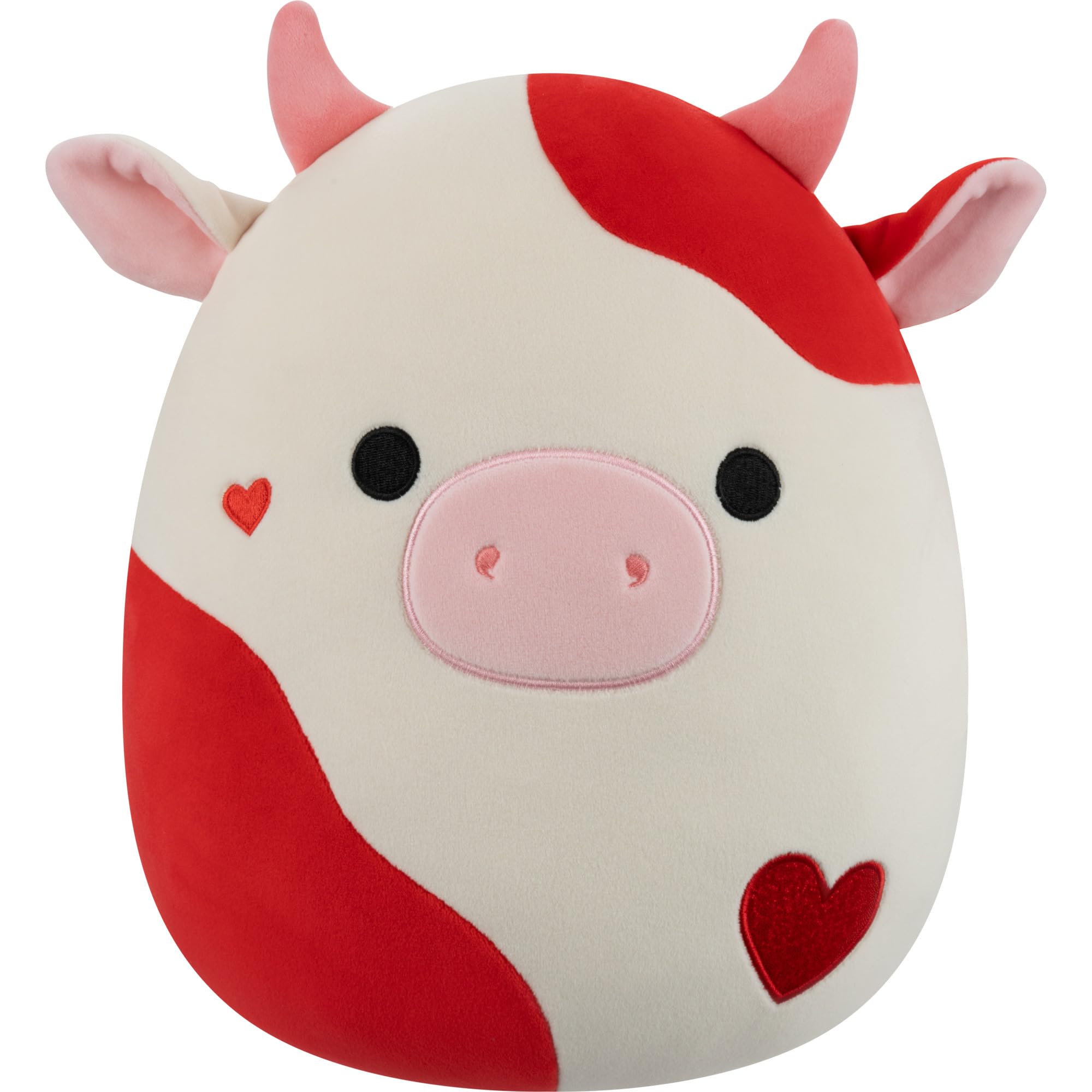 Squishmallows Original 12in Idris The Red and White Hearts Cow – Official Jazwares Valentine’s Day Plush (Medium-Sized) — image 1