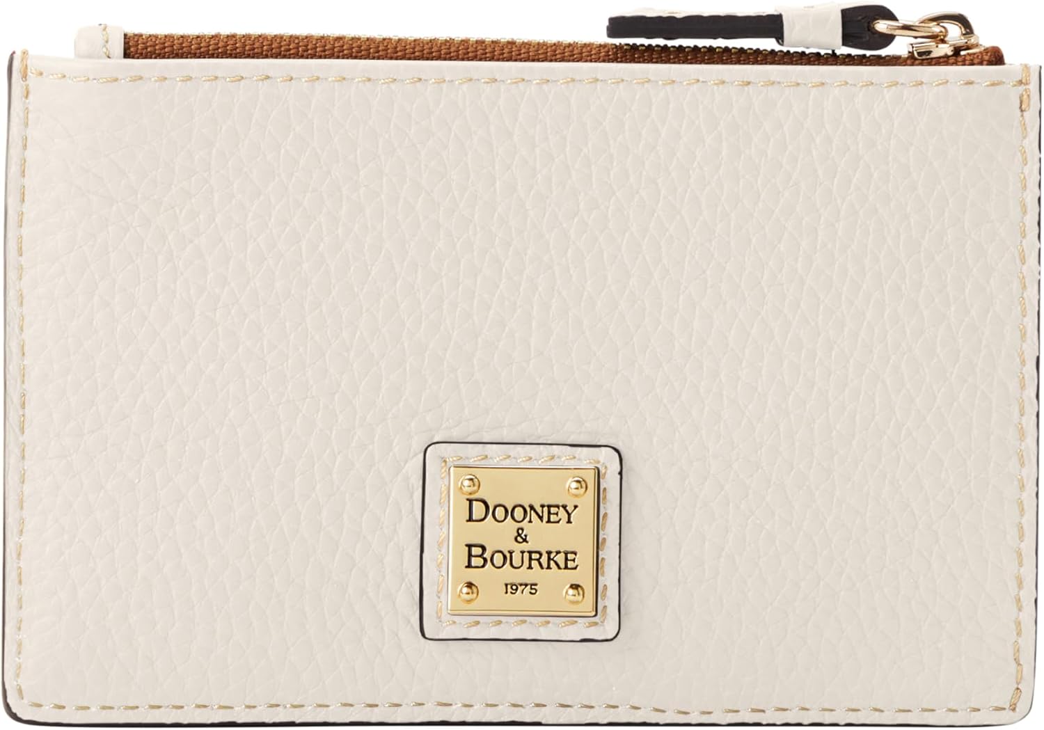 Dooney & Bourke Pebble Grain Zip Credit Card Case