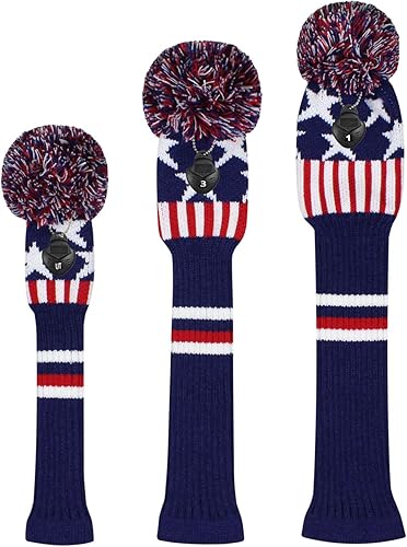 Miniatura 2 de Scott Edward Golf Headcovers for Woods Set of 3 Fits Well Driver(460cc) Fairway Wood and Hybrid(UT) The Perfect Change for Golf Bag Interesting