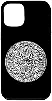 Vista 28 de Aztec Calendar Sun Stone Mexican Mayan Calendario Azteca Case for iPhone 17