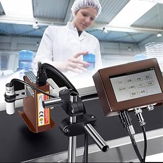 Stampante Industriale a Getto D'inchiostro, Codificatore Di Data, per Linee Di Produzione, Per Codici a Barre, Etichette, Codici a Barre, Numeri Di Lotto Qr, Data, Logo, Immagini 25.4mmWidth-Red