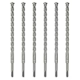 FF ERA 6-Pack SDS Plus 5/8 inch x 8 inch Rotary Hammer Drill Bits, Carbide Tipped for Brick, Stone and Concrete (5/8'' x 8'')