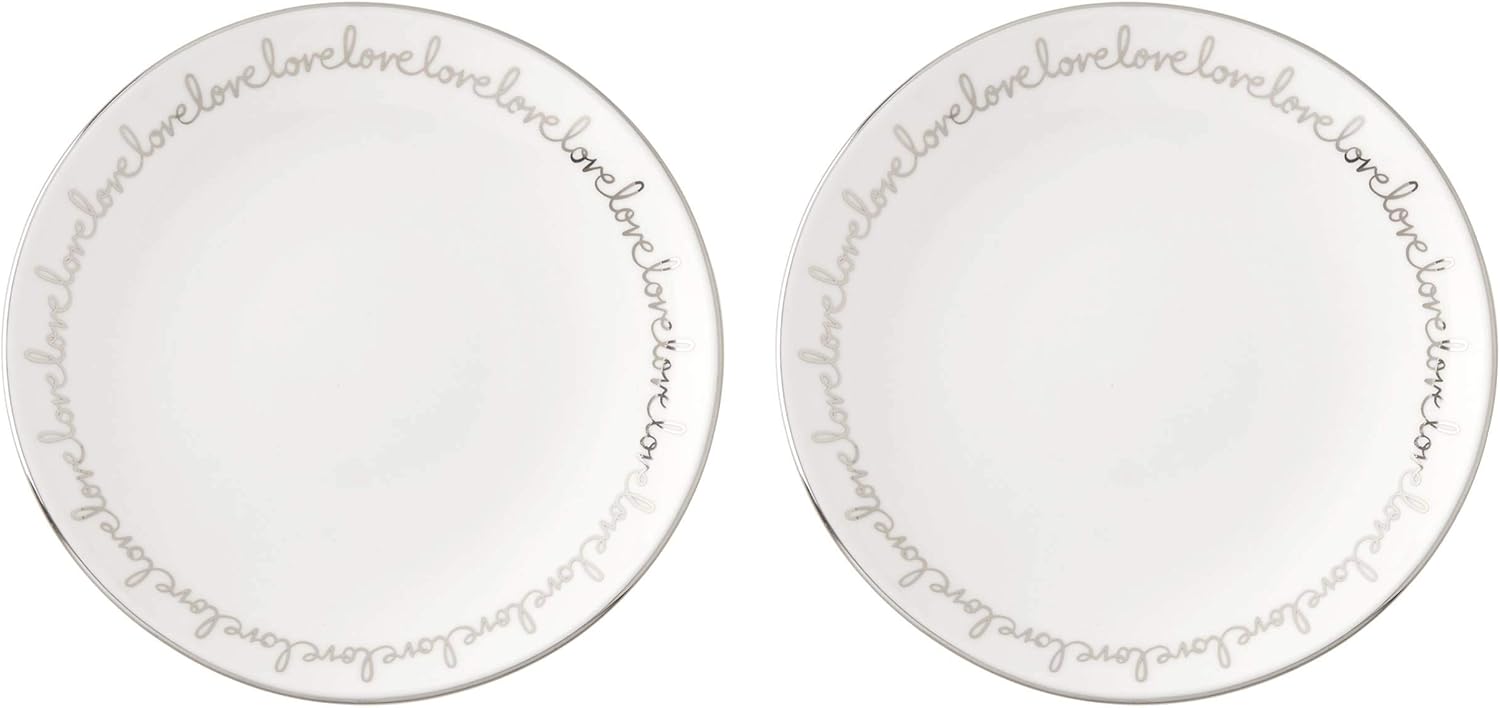 Kate Spade 885965 Key Court 2-Piece Tidbit Plate Set