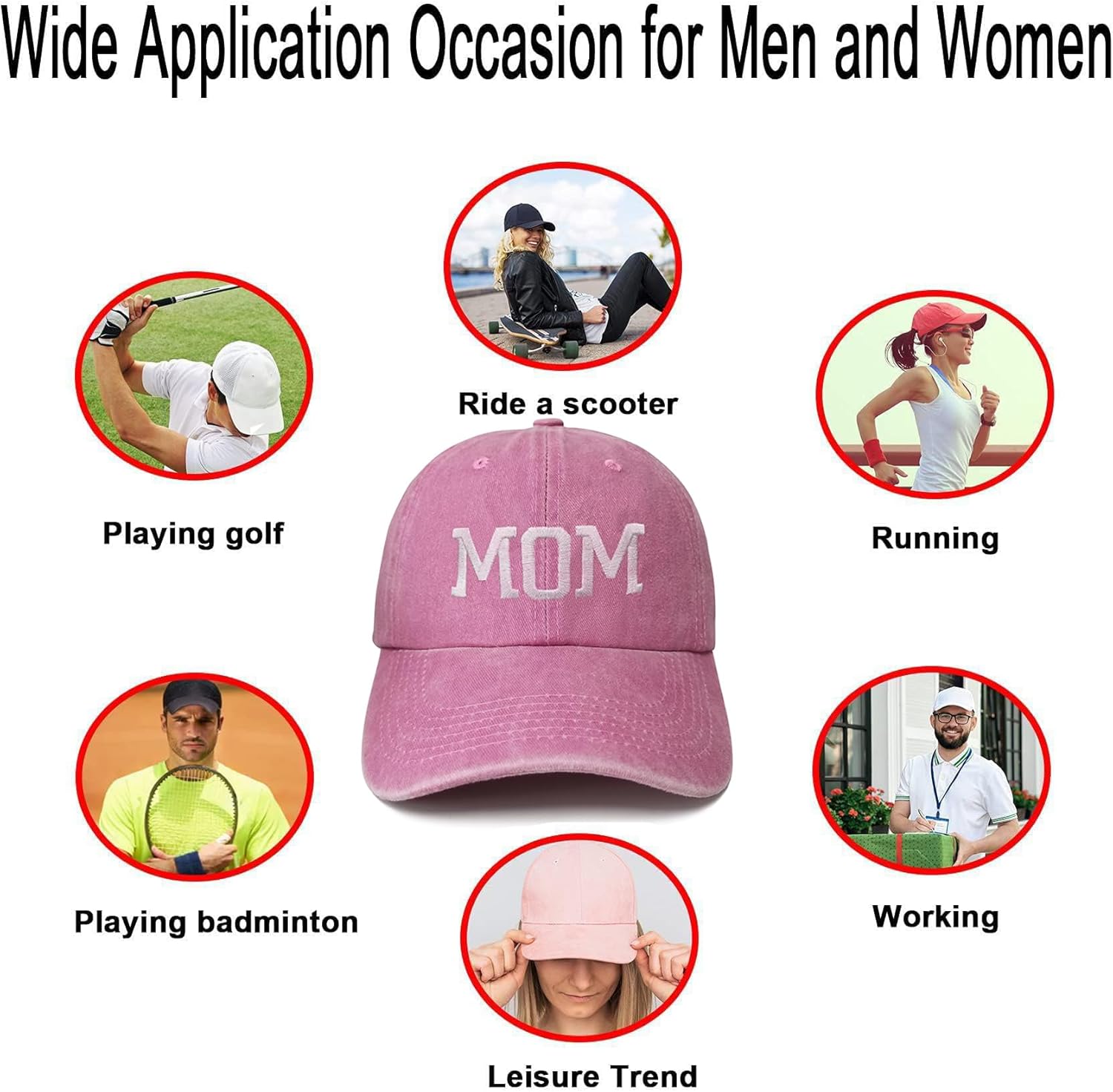 Dad Hat Embroidered Adjustable Baseball Cap Gifts for Couples Parents - Image 4