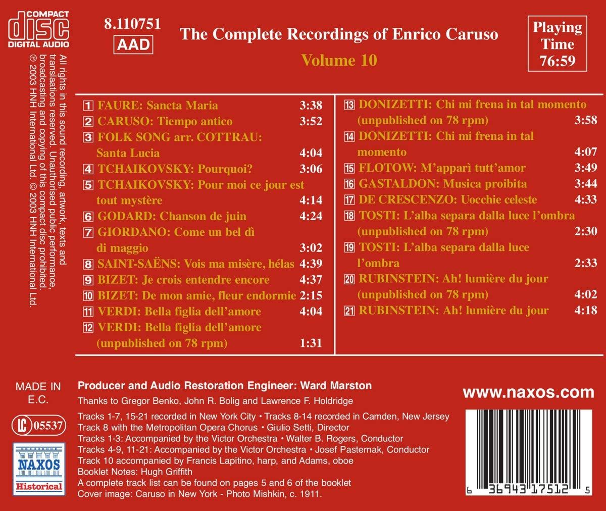 Complete Recordings Vol. 10