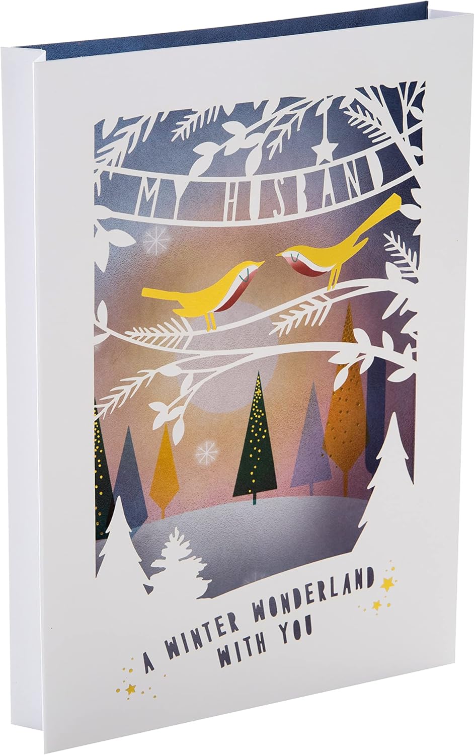 Hallmark Christmas Card for Husband - Classic Design with Heartfelt Message