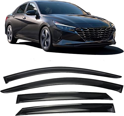 NOPOCA Sun Rain - Protector de nieve, deflector de viento, viseras de ventana, accesorios para Chevy S10 95-05 Chevy S10 Blazer 2 puertas 94-04 GMC