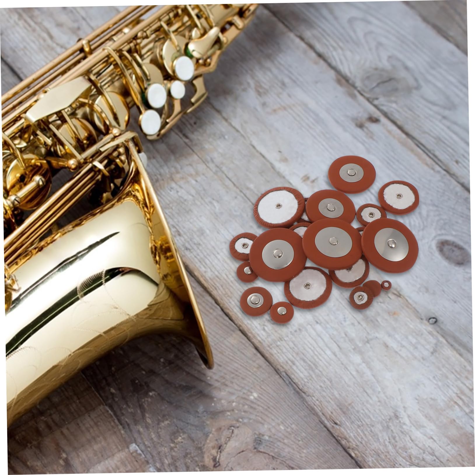 ibasenice Kit Di Riparazione Per Sassofono Set Completo Di Strumenti Per Strumenti a Fiato Viti Metalliche e Accessori Per Sax Contralto Facile Da Usare e Sostituire