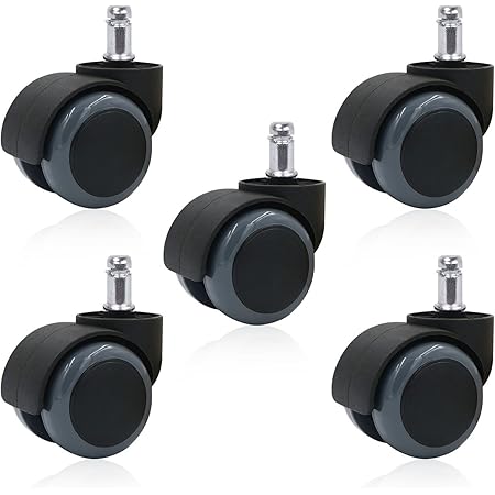 Amazon Co Jp キャスター 差込式 Oaオフィスチェア用ホイール ５個セット 取替えゴムキャスター ホイール差込式 360度回転 椅子 静音 静音 傷つけにくい 適応穴直径11mm 車輪直径f65mm Diy 工具 ガーデン