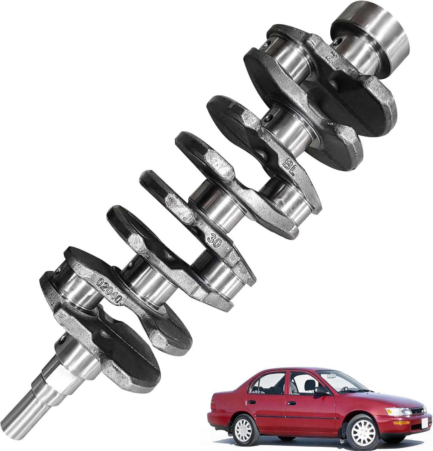 Crankshaft Compatible with Toyota Corolla 1993-1997 Toyota Celica 1994-1997 1.8L with 7A-FE Engine 13411 AE102 AE112 13411-16903