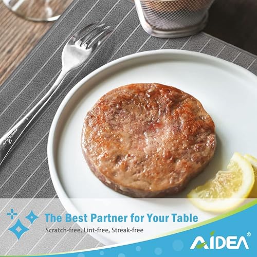 Miniatura 5 de AIDEA Toallas de cocina de microfibra, paquete de 8, 15 x 25 pulgadas, súper suaves y absorbentes, paños de microfibra multiusos para el hogar,