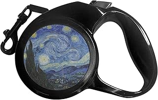 The Starry Night (Van Gogh 1889) Retractable Dog Leash - Small