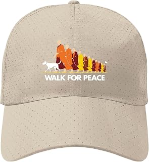 Walk for Peacing Baseball Hat Golf Cap for Boyfriends