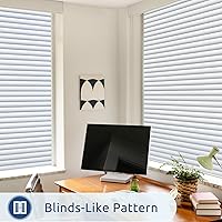 Vista 4 de rabbitgoo Película de privacidad para ventana, película de vidrio esmerilado para baño, adhesivo estático no adhesivo extraíble para puerta