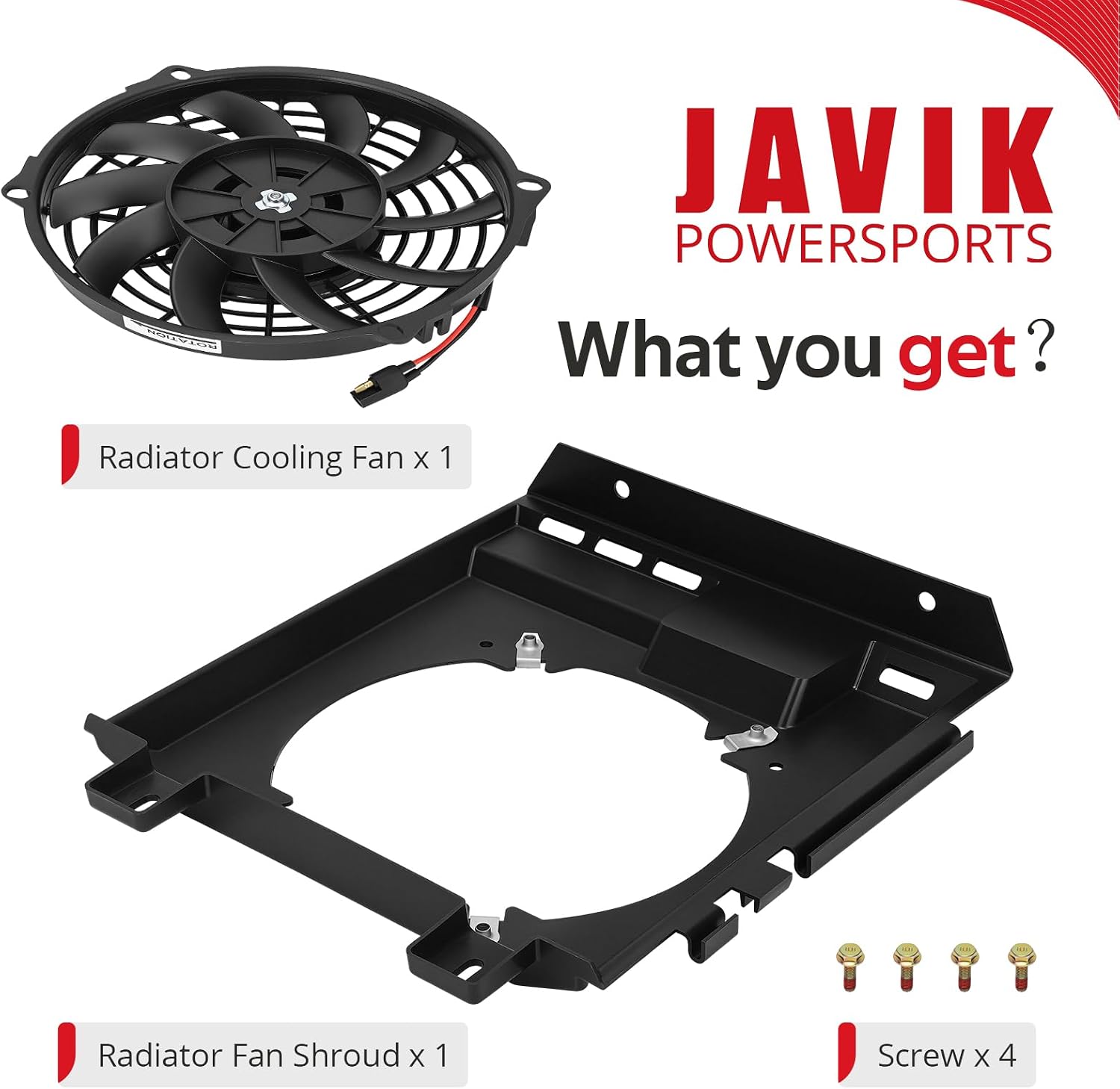Radiator Cooling Fan Kit for Polaris Sportsman Magnum 500 400 2000-2004