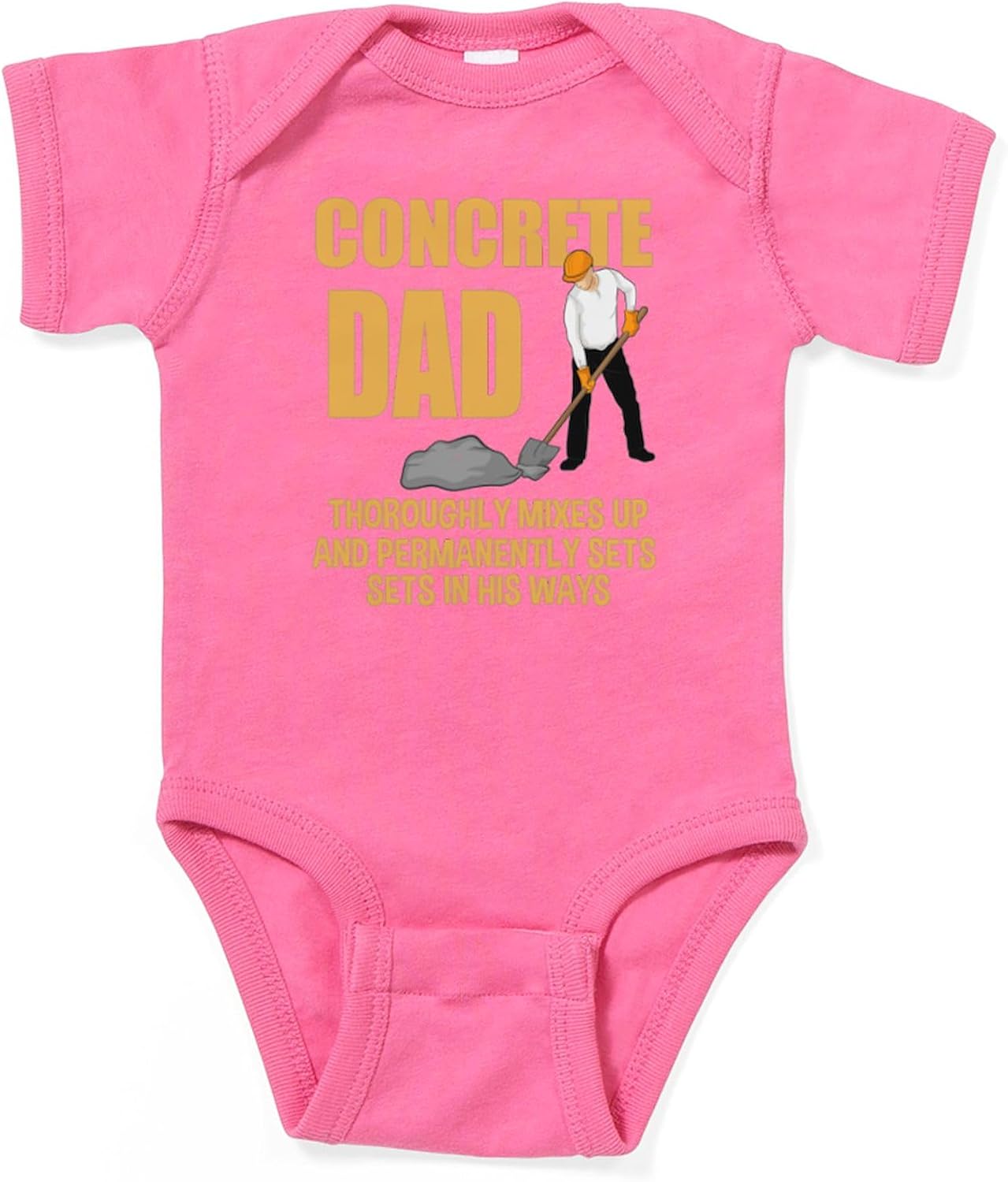 CafePress My Daddy Pours Concrete Body Suit Cute Infant Bodysuit Baby Romper