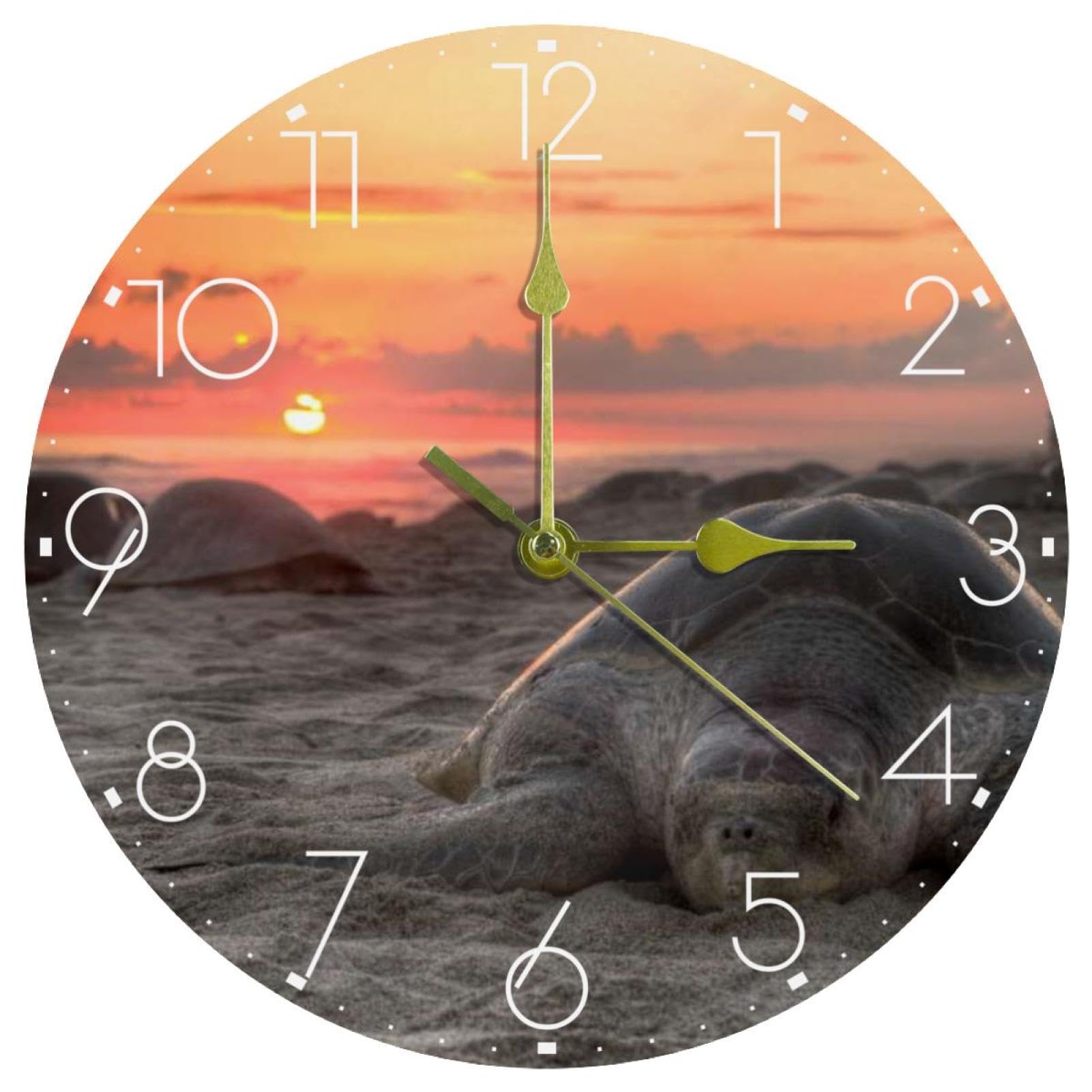 Horloge murale sans tic-tac pour retrouver le sommeil dans votre chambre