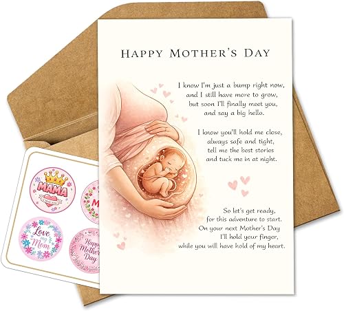 Podagree Pregnancy Love Funny Mothers Day Card for Mom - Hilarious Birthday Card