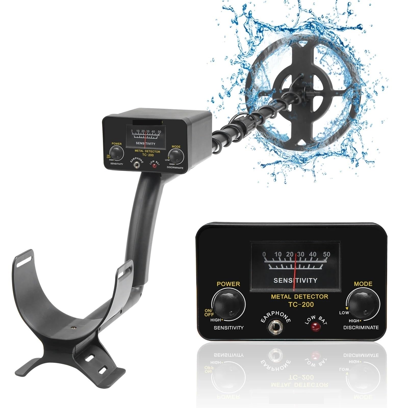 JVDDI Upgrade Metal Detector Underground Wire Iron Metal Gold Detector Adjustable Tracker For Treasure Search