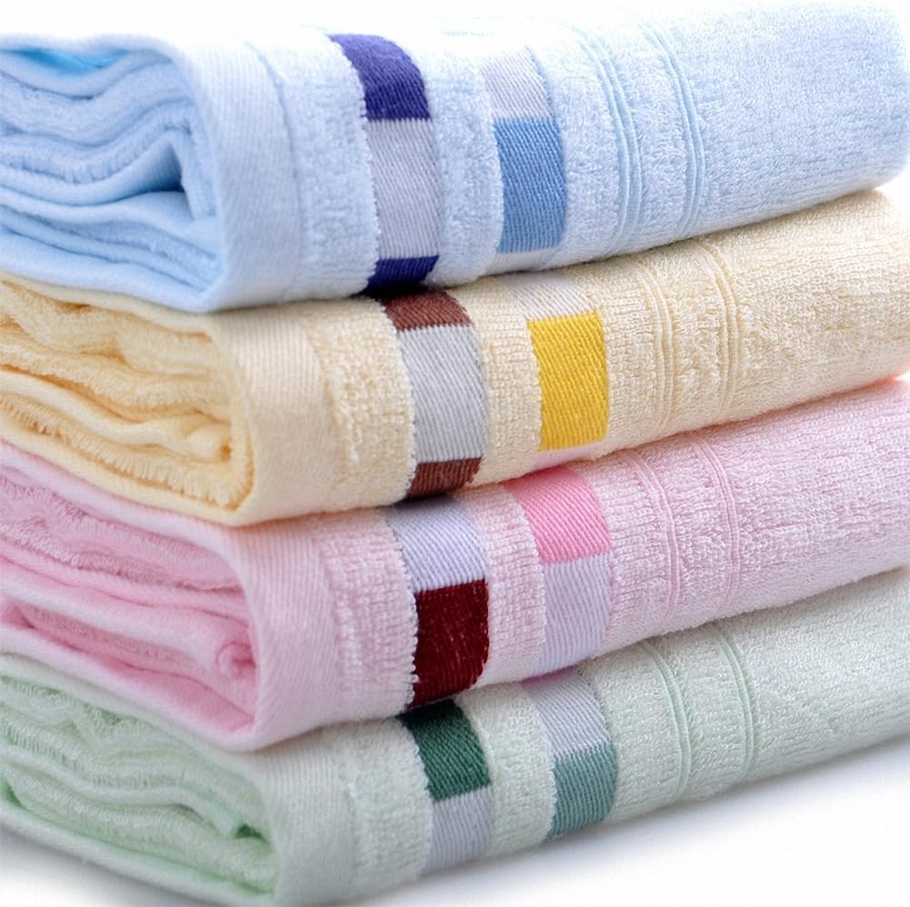 Moolecole 4-Pieces Towels Hand Towels for Bathroom Towels Sets 13"x30"(32cmx76cm), 400 Gram