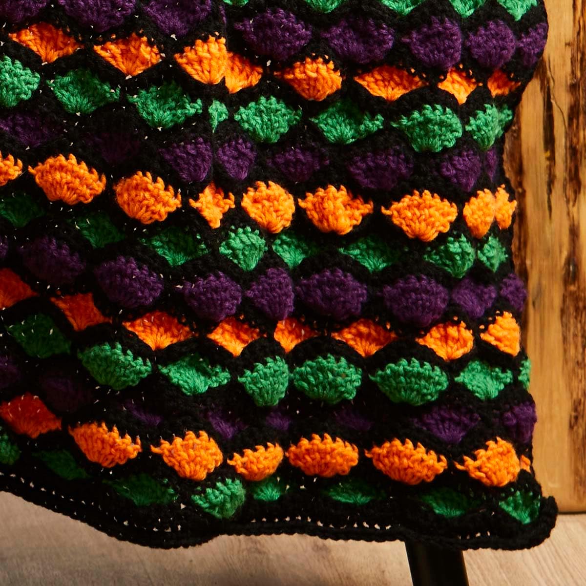 Herrschners Happy Halloween Afghan Crochet Kit