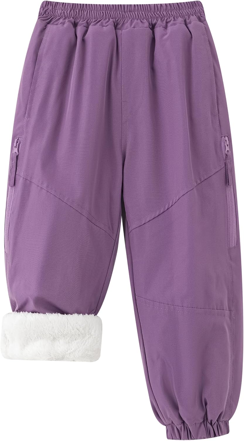 UVIPC Toddler Infant Snow Pants Boys Girls Waterproof Winter Ski Pant