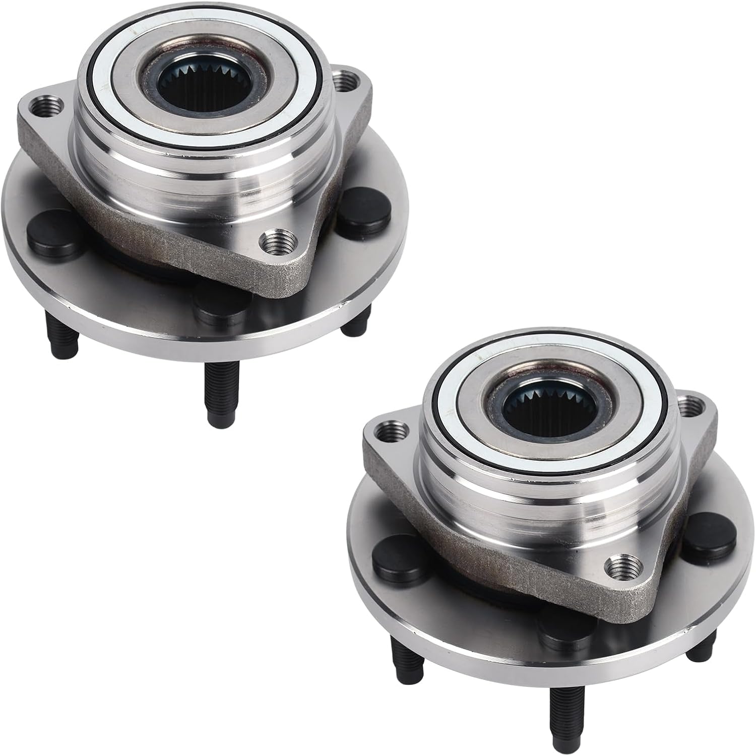 Autoround 2-Pack Wheel Bearing and Hub Assembly 513100 fit for 96-07 Ford Taurus, 95-02 Lincoln Continental, 96-05 Mercury Sable, 5 Lug