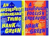 The Carls Series 2 Books Set by Hank Green - An Absolutely Remarkable Thing, A Beautifully Foolish Endeavor