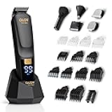 Beard Trimmer, 21 Piece All-in-One Mens Grooming Kit and Hair Clipper, Nose, Ear,Body and Face, Electric Razor with USB Recharge Dock