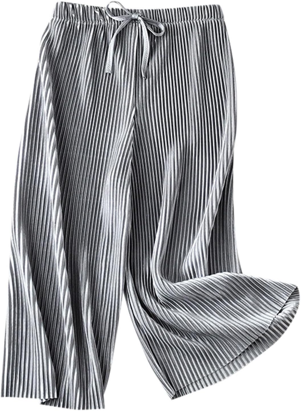 Stylish Girls Casual Wide Leg Pants Lightweight Elastic Waist Loose Trousers for Kids Comfortable Everyday Wear