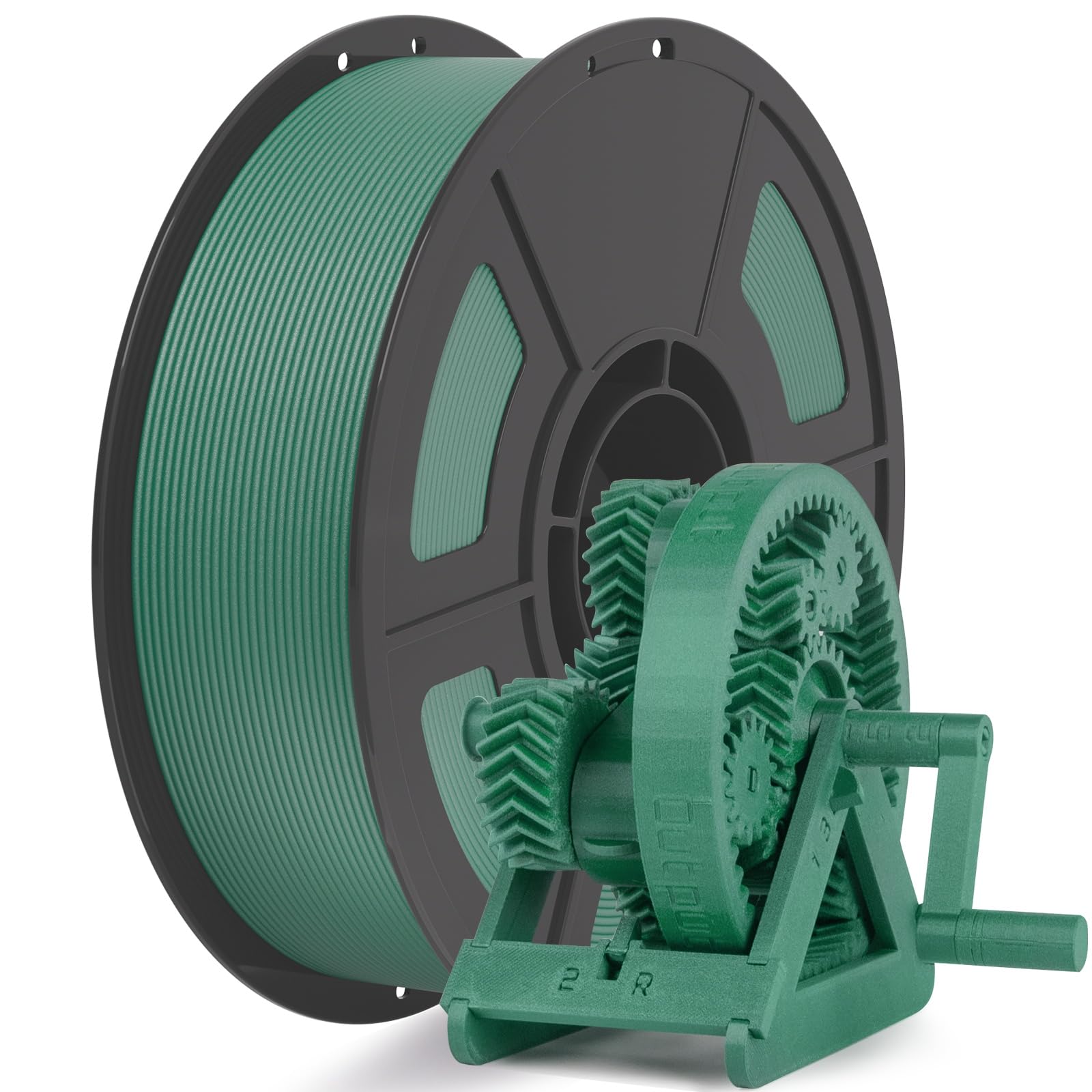 IEMAI Carbon Fiber PETG Filament 1.75mm Matte Army Green 1kg, Reinforced PETG CF 3D Printer Filament, High Strength, Rigidity & Heat Resistance for