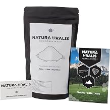 Natura Uralis Kaolin White Clay Flakes | 500g of Natural White Clay, Pure White to Off-White - Amazing Crunch, Satisfying Earthy, Velvety and Firm Texture, ASMR Sensation