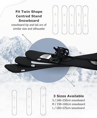 Miniatura 5 de MONS Funda de protección de snowboard suave con encuadernación abierta
