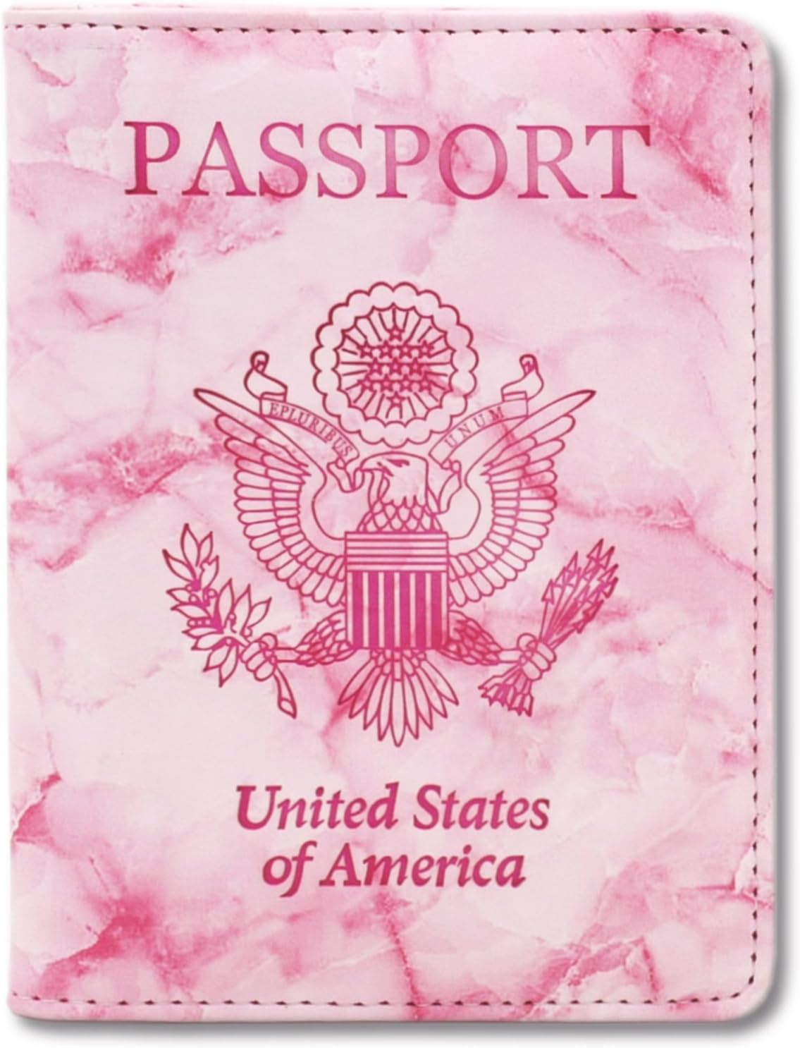  | Kandouren RFID Blocking Passport Holder Cover Case,Pink Marble passport wallet for Girl & Women,best gifts for travelers,credit card and ID holder wallets,travel accessories | Passport Covers