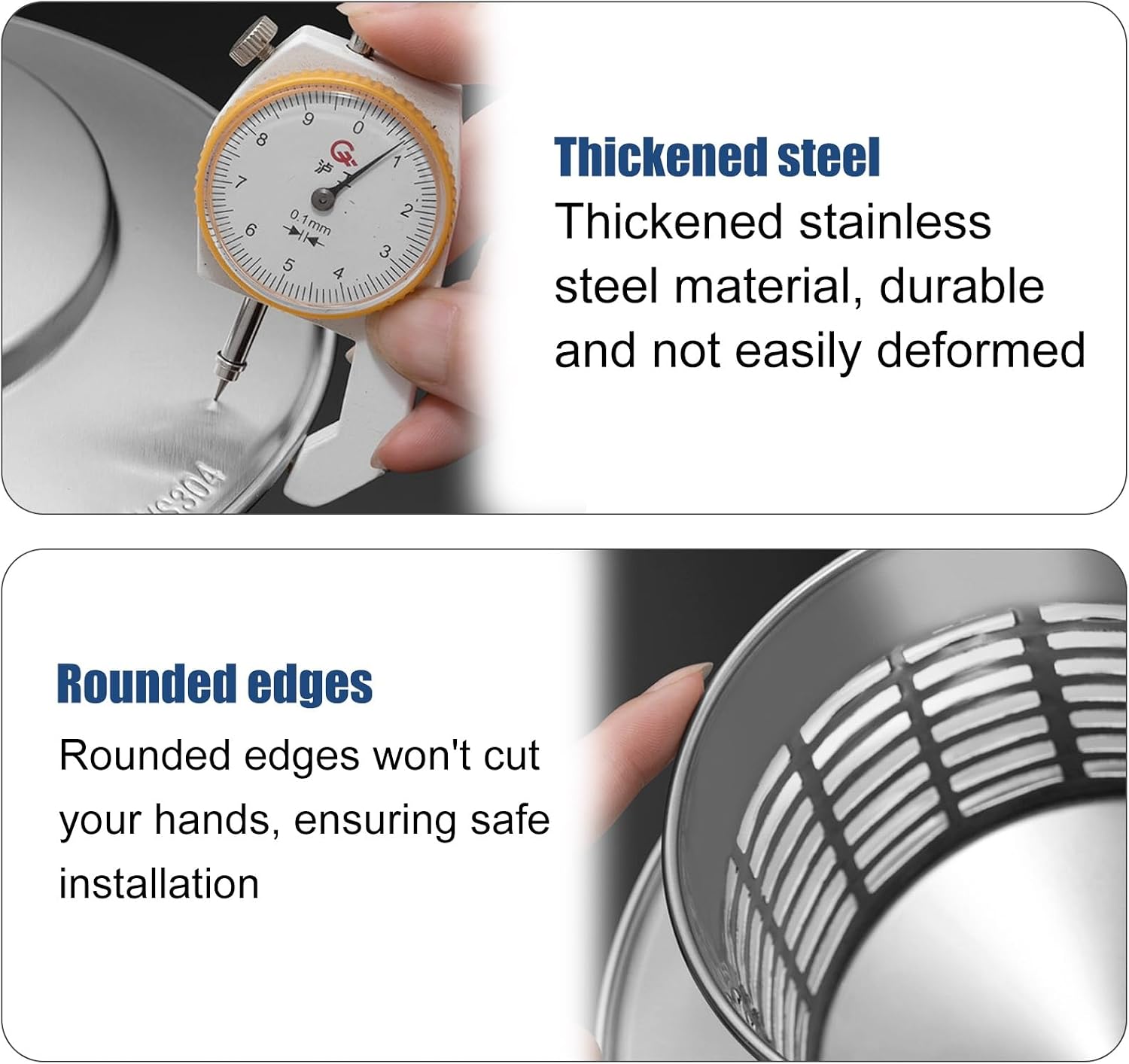Cone Top Chimney Cap, Stainless Steel Round Stove Pipe Cover for Outside, Roof Exhaust Vent, Fireplace Rain Cap