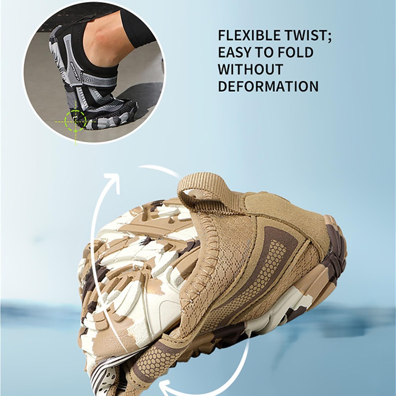 Barefoot Shoes Pieghevoli Autoadesive Scarpe Da Scoglio Lo Snorkeling | Asciugatura Rapida Scarpe Barefoot Unisex Traspiranti Antiscivolo Per Saltare Fitness