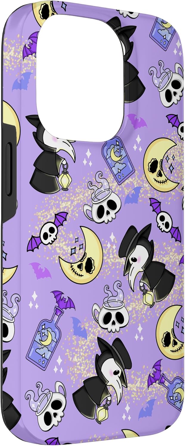 iPhone 14 Pro Whimsigoth Halloween Plague Doctor Witchy Spiritual Magical Case