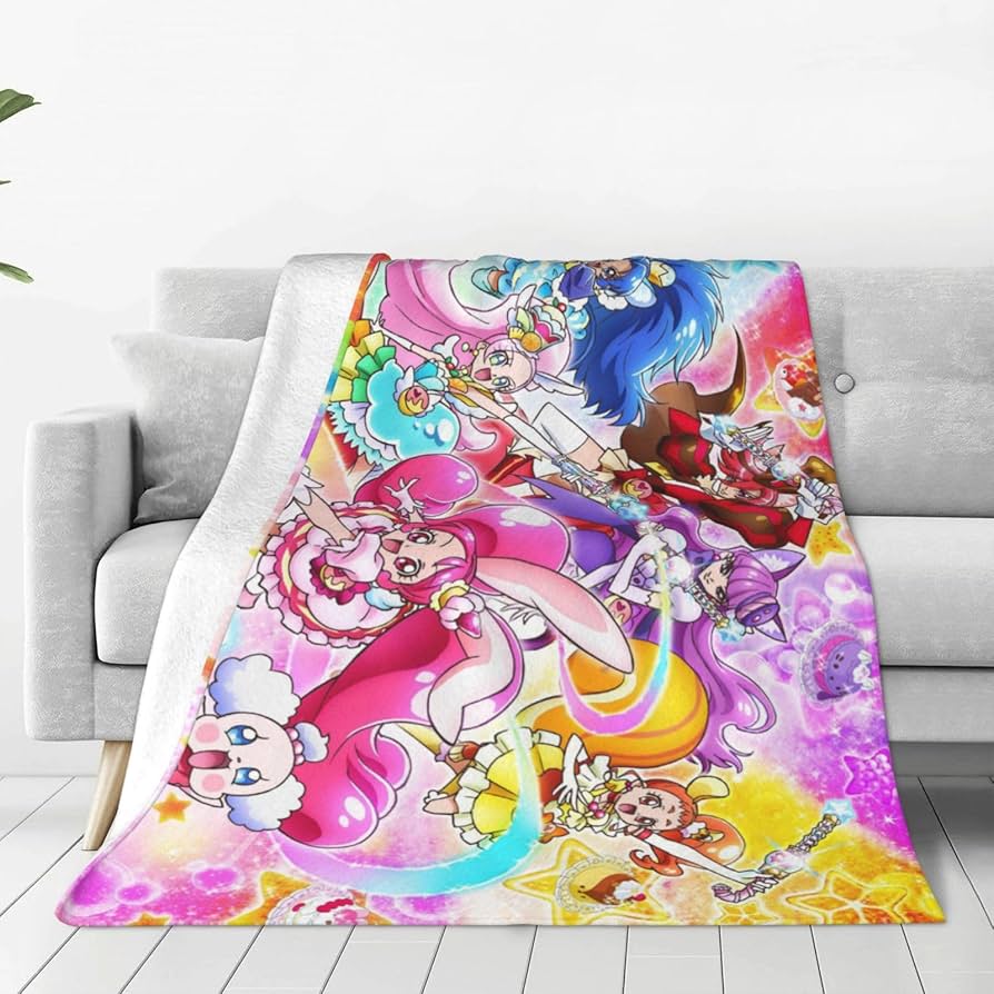 Amazon｜プリキュア 毛布 シングル ブランケット 夏用 ふわふわ