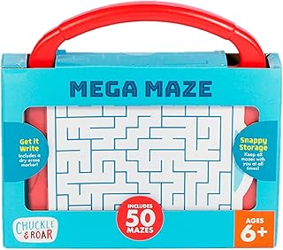 Chuckle & Roar Travel Reusable Dry Erase Activty Maze Edition