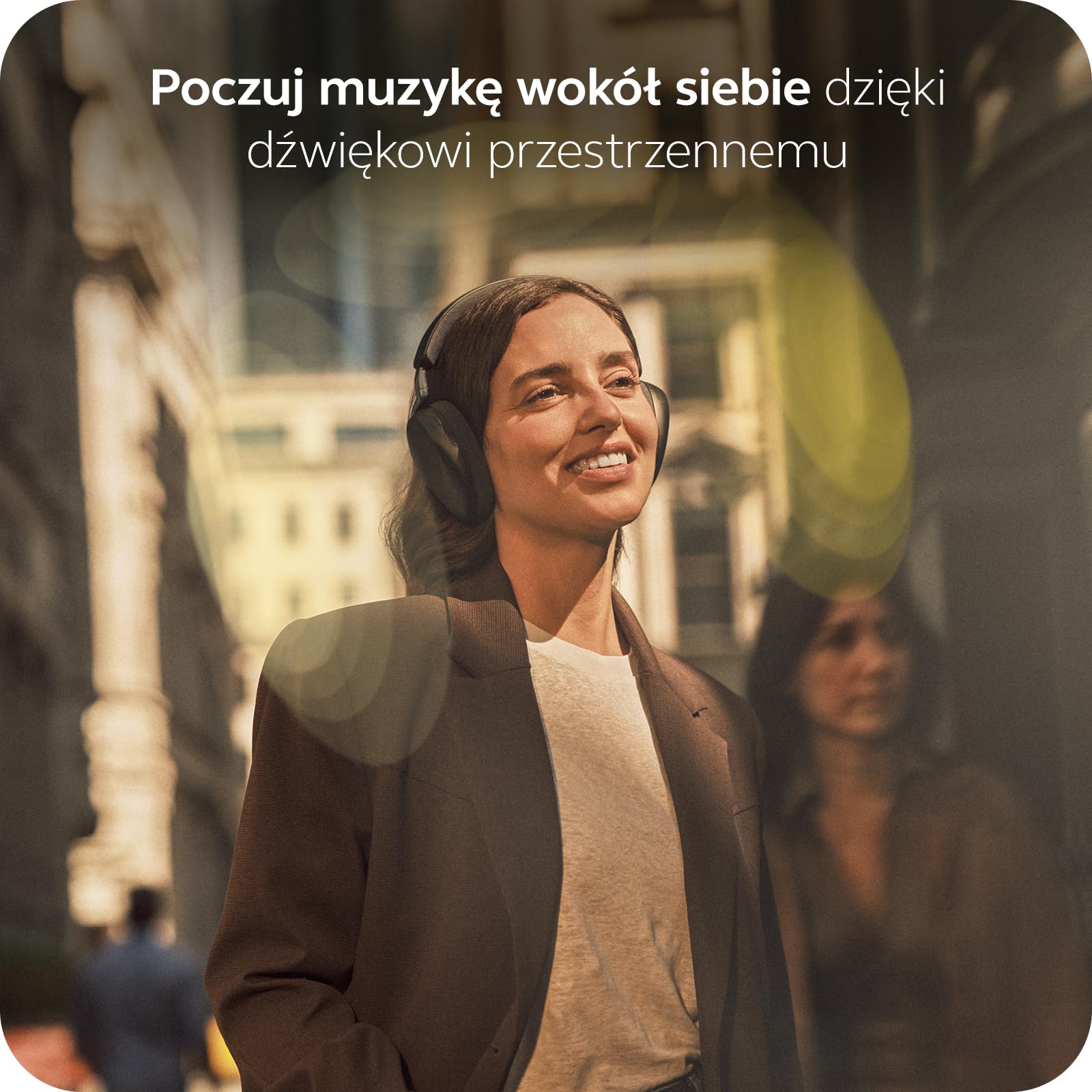 Jabra Evolve3 85 Bezprzewodowy Zestaw Słuchawkowy Bluetooth Nauszny, Czarny | Z Mikrofonem do Pracy, USB-C, AI Połączenia, Adaptacyjna Aktywna Redukcja Szumów, 25h Bateria, do Aplikacji Meetingowych