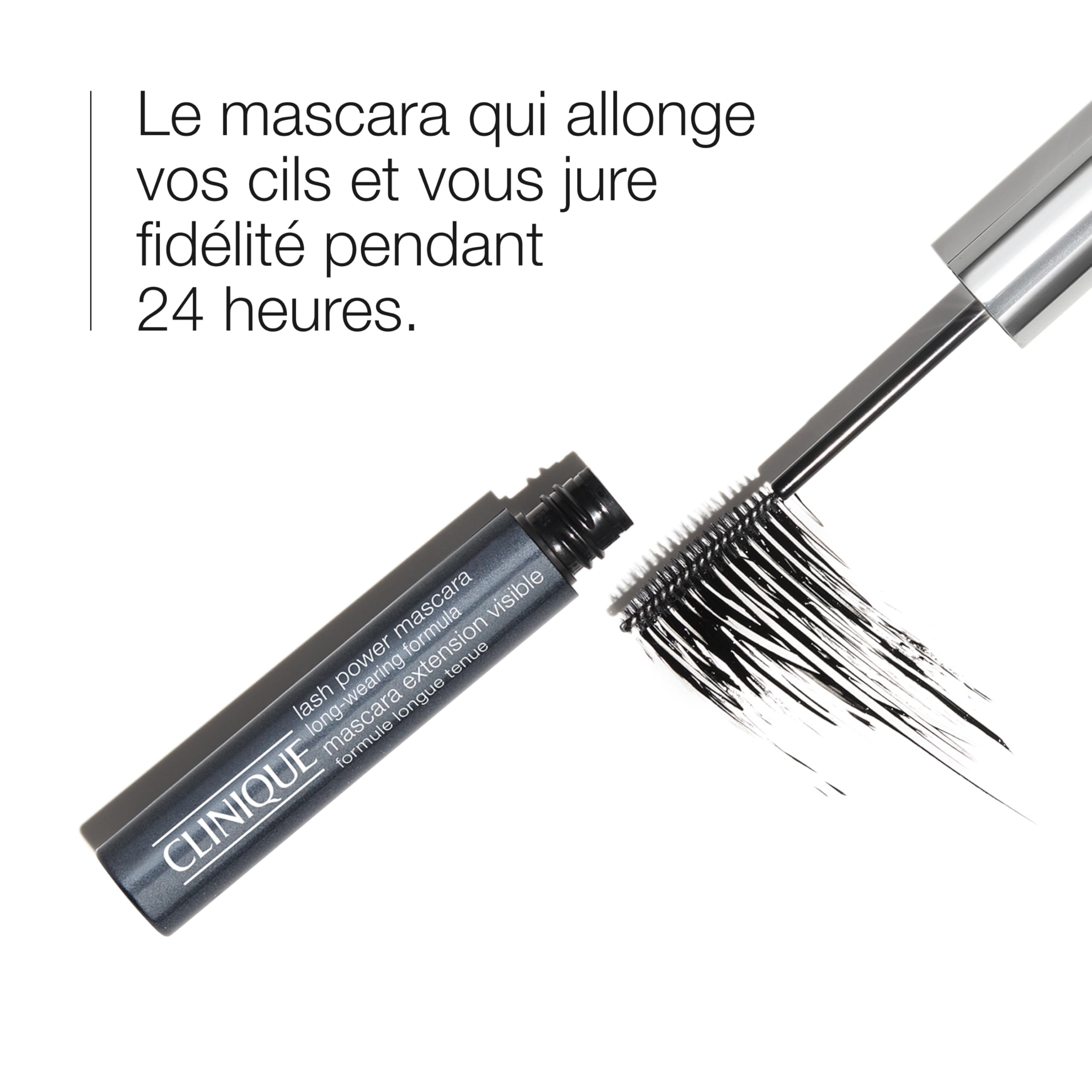 Clinique Lash Power Mascara Extension Visible Formule Longue Tenue | Allongeant, Sans Transfert | Convient aux Yeux Sensibles, 6 ml