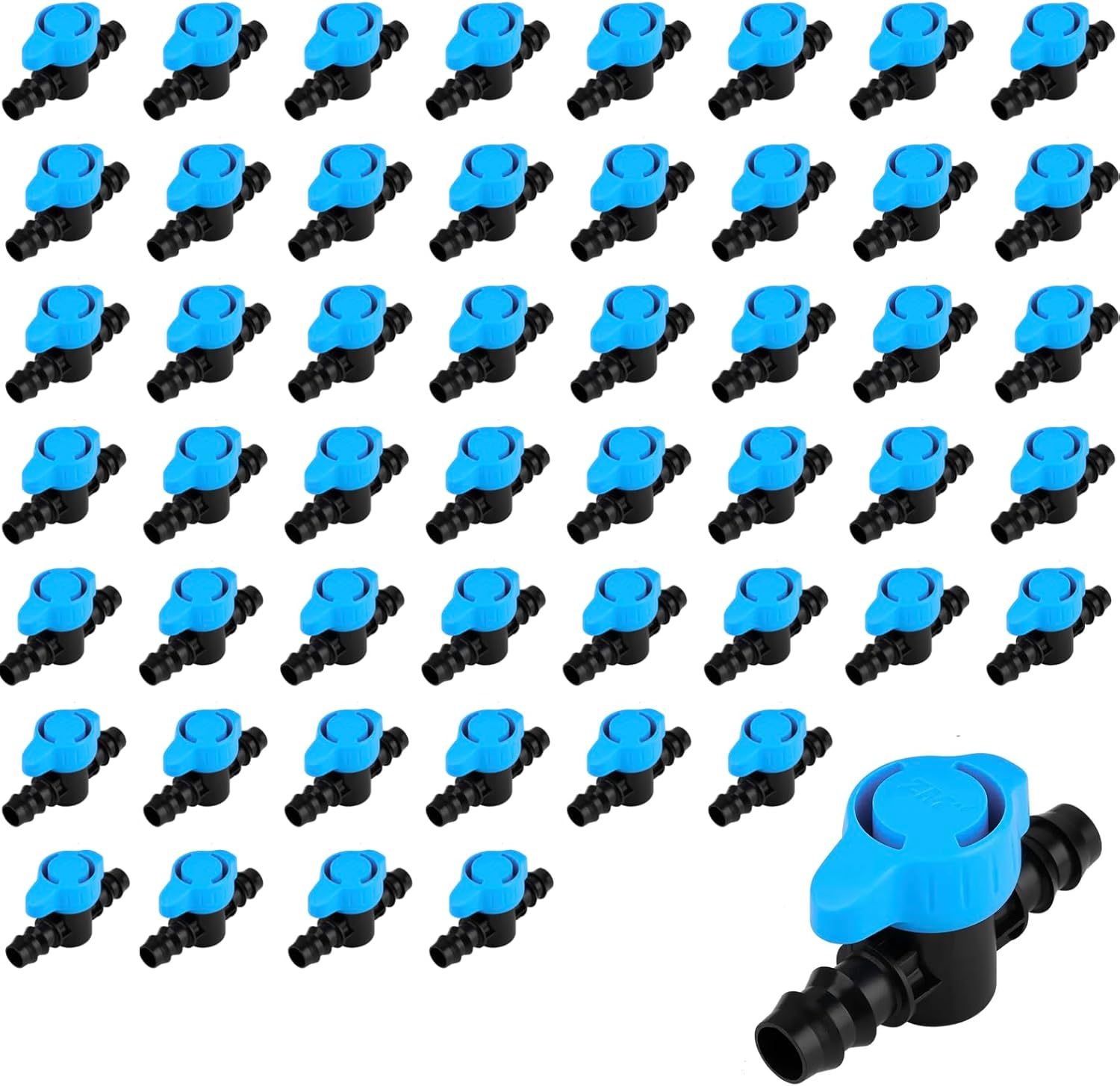 Pro Grade 16mm Drip Irrigation 1/2 inch Barbed Valve, Drip