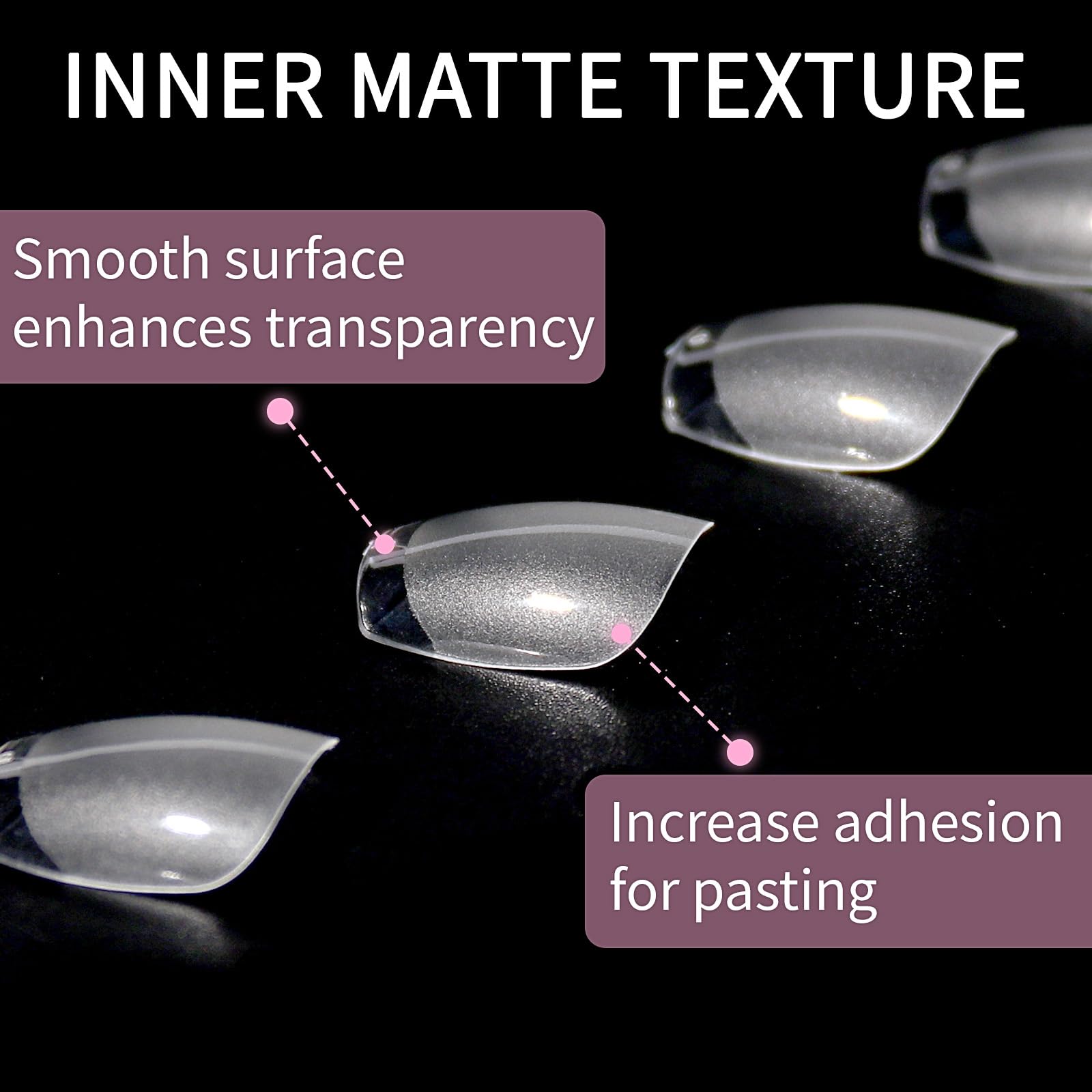Unghie finte corte in gel acrilico preformato, 600 pezzi, per una copertura completa, extension per unghie, fai da te, saloni di bellezza, 12 misure