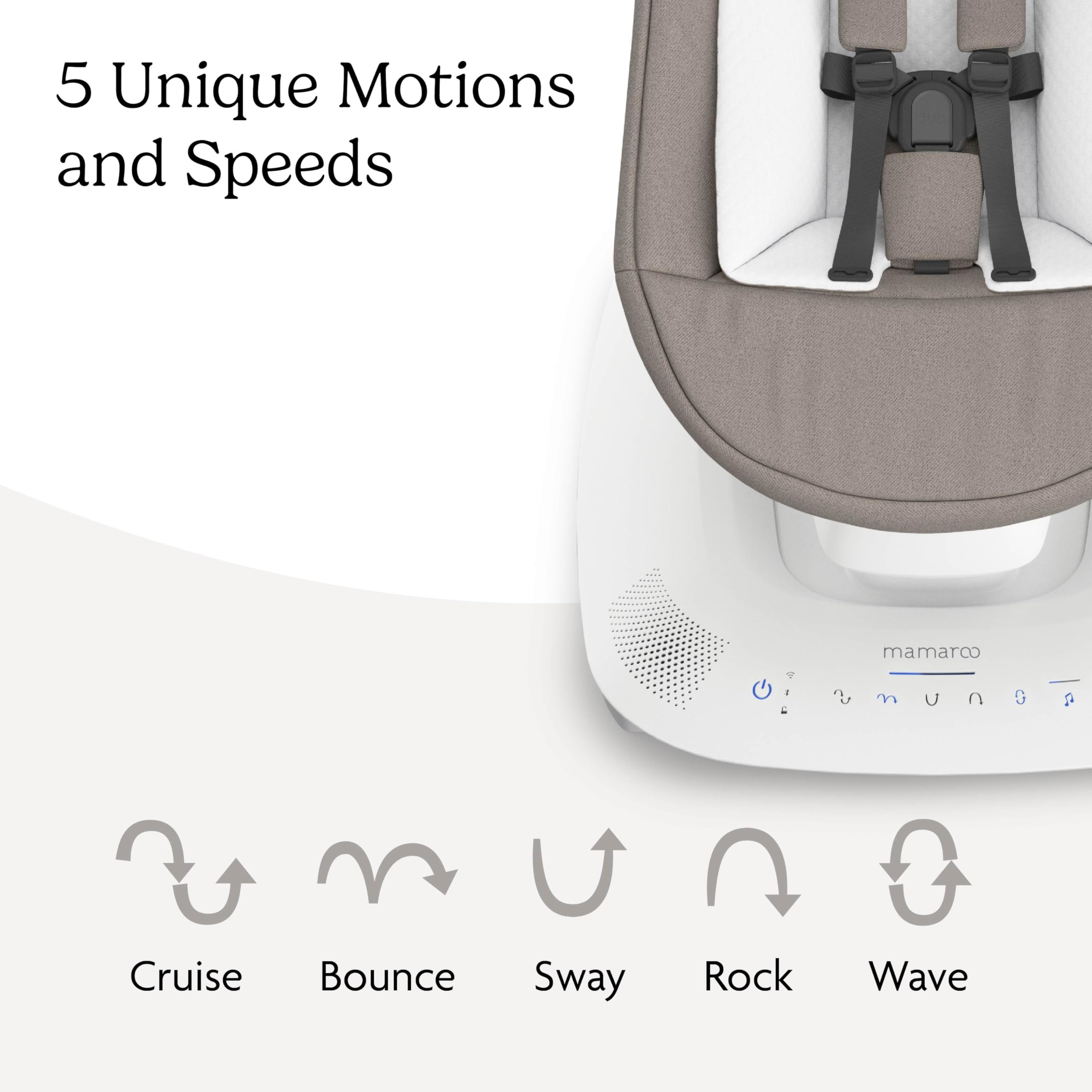 UPPAbaby Mamaroo Smart Swing – Customizable Soothing Modes with