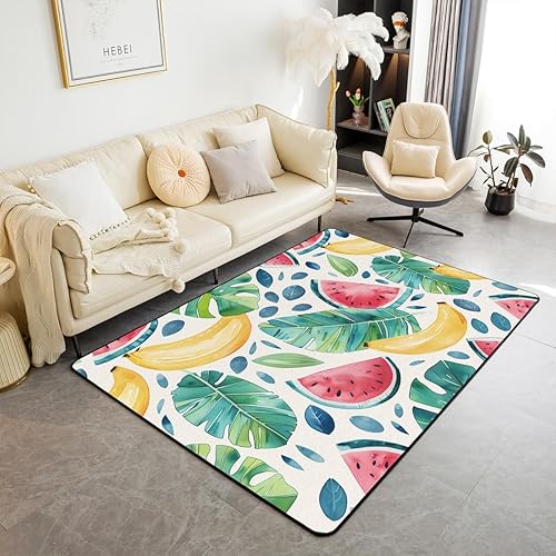 Miniatura 16 de Feelyou Alfombras de sala de estar, alfombra de 5 x 7 pulgadas, retro, floral, bohemio, alfombra decorativa para interiores, diseño floral Tierra