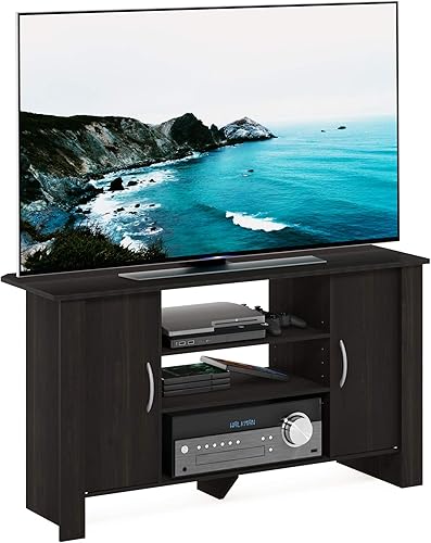 Miniatura 5 de Furinno Econ - Centro de entretenimiento con soporte para TV color espresso