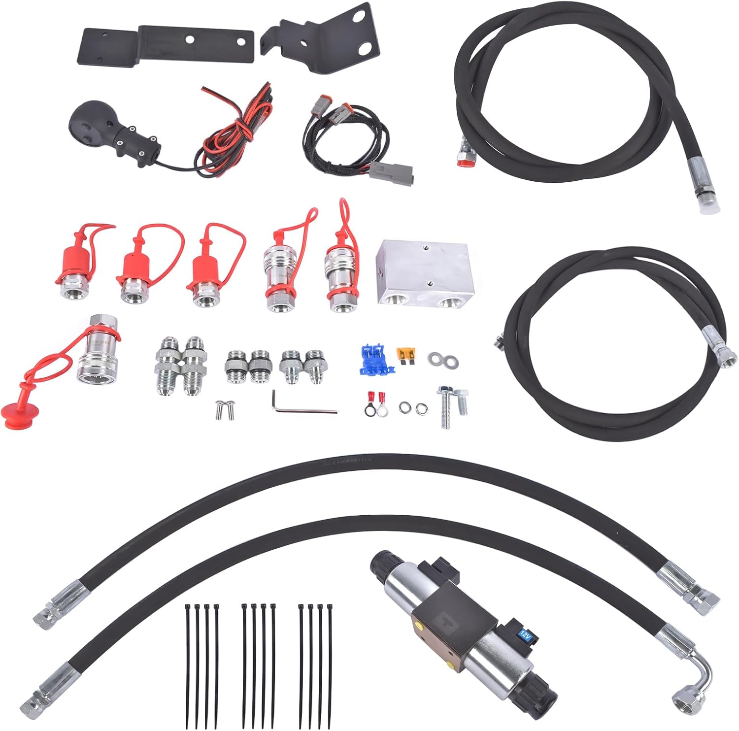 Hydraulics Third Function Valve Kit Replacement for Kubota MX4700 MX4800 MX5000 MX5100 MX5200 MX5800 Series Tractors